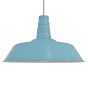 Baby Blue Industrial Pendant Light - Argyll - Soho Lighting