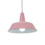 Dusty Pink Industrial Pendant Light - Argyll - Soho Lighting