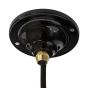 Gloss Black Large Industrial Pendant Light - Large Argyll - Soho Lighting