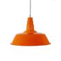 Burnt Orange Industrial Pendant Light
