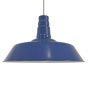 Royal Blue Industrial Pendant Light - Argyll - Soho Lighting