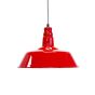 Red Industrial Pendant Light