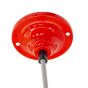 Red Industrial Pendant Light - Argyll - Soho Lighting