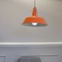 Terracotta Industrial Pendant Light - Argyll - Soho Lighting