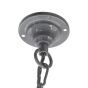 Compton French Grey Industrial Bell Pendant Light - Soho Lighting