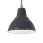 Compton Leaden Grey Industrial Bell Pendant Light - Soho Lighting