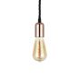 Rose Gold Exposed Bulb Pendant Light