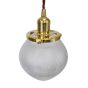 Soho Lighting Hollen Acorn Polished Brass Prismatic Glass Pendant - The Schoolhouse Collection