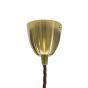 Soho Lighting Hollen Acorn Polished Brass Prismatic Glass Pendant - The Schoolhouse Collection