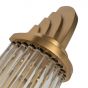 Soho Lighting Sheraton Lacquered Antique Brass Art Deco Style Wall Light