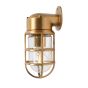 Soho Lighting Kemp Lacquered Solid Antique Brass IP65 Rated Outdoor & Bathroom Nautical Wall Light