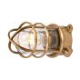 Soho Lighting Kemp Lacquered Solid Antique Brass IP65 Rated Grid Outdoor & Bathroom Ceiling Light