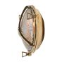 Carlisle Polished Solid Brass IP66 Trine Prismatic Glass Outdoor & Bathroom Wall Light
