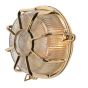 Soho Lighting Carlisle Polished Solid Brass IP65 Web Prismatic Glass Outdoor & Bathroom Wall Light