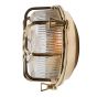 Soho Lighting Carlisle Polished Solid Brass IP65 Web Prismatic Glass Outdoor & Bathroom Wall Light