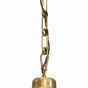 Glasshouse Lacquered Brass Clear Pendant Light - The Schoolhouse Collection
