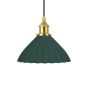 Scallop Shell Emerald Green Pendant Light