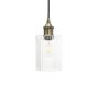 Henley Cylinde Petite Ribbed Glass Pendant Light