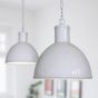 Grey Haze Industrial Hallway Pendant Light - Wardour - Soho Lighting