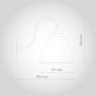 Satin Pure White Cone Wall Sconce - Oxford Vintage Wall Light - Soho Lighting