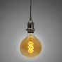 Soho Lighting Black Nickel Decorative Bulb Holder with Black Round Cable