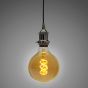 Soho Lighting Black Nickel Decorative Bulb Holder with Black Twisted Cable