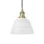 White Small Pendant Light - Lincoln