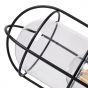 Broadwick Flat Black Caged Indoor Nautical Sconce Wall Light - Soho Lighting