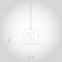 Regent Coffee Black Dome Pendant - Soho Lighting