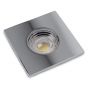 Lieber polished Chrome GU10 Fire rated IP65 square downlight