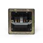Soho Lighting 5 Amp Antique Brass Socket Black Ins