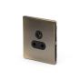 Soho Lighting 5 Amp Antique Brass Socket Black Ins