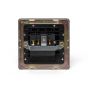 Soho Lighting Brushed Chrome 5 Amp Socket Black ins Unswitched Screwless