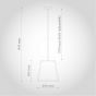 Geo Trapeze Metal and Glass Lantern Pendant Light - Soho Lighting