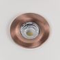 6 Pack - Soho Lighting Antique Copper LED Downlights, Fire Rated, Fixed, IP65, CCT Switch, High CRI, Dimmable