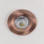 8 Pack - Soho Lighting Antique Copper LED Downlights, Fire Rated, Fixed, IP65, CCT Switch, High CRI, Dimmable