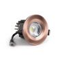 8 Pack - Soho Lighting Antique Copper LED Downlights, Fire Rated, Fixed, IP65, CCT Switch, High CRI, Dimmable