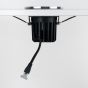 10 Pack - Soho Lighting Polished Chrome LED Downlights, Fire Rated, Fixed, IP65, CCT Switch, High CRI, Dimmable