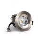 Soho Lighting Brushed Chrome LED Downlights, Fire Rated, Fixed, IP65, CCT Switch, High CRI, Dimmable