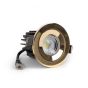 8 Pack - Soho Lighting Polished Brass LED Downlights, Fire Rated, Fixed, IP65, CCT Switch, High CRI, Dimmable