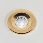 10 Pack - Soho Lighting Polished Brass LED Downlights, Fire Rated, Fixed, IP65, CCT Switch, High CRI, Dimmable