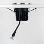 10 Pack - Soho Lighting Polished Brass LED Downlights, Fire Rated, Fixed, IP65, CCT Switch, High CRI, Dimmable