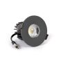 6 Pack - Soho Lighting Graphite Grey LED Downlights, Fire Rated, Fixed, IP65, CCT Switch, High CRI, Dimmable