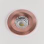10 Pack - Soho Lighting Brushed Copper LED Downlights, Fire Rated, Fixed, IP65, CCT Switch, High CRI, Dimmable