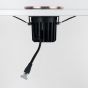 6 Pack - Soho Lighting Brushed Copper LED Downlights, Fire Rated, Fixed, IP65, CCT Switch, High CRI, Dimmable