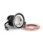 Brushed Copper LED Downlights, Fire Rated, Fixed, IP65, CCT Switch, High CRI, Dimmable