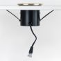 Soho Lighting Brushed Gold Adjustable 3K Warm White Tiltable LED Downlights, Fire Rated, IP44, High CRI, Dimmable