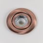 Soho Lighting Antique Copper 3K Warm White Tiltable LED Downlights, Fire Rated, IP44, High CRI, Dimmable
