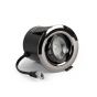 Black Nickel 3K Warm White Tiltable LED Downlights, Fire Rated, IP44, High CRI, Dimmable