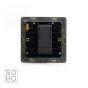 Soho Lighting Antique Brass 1 Gang 2 Way Trailing Edge Dimmer Switch Screwless 100W LED (150w Halogen/Incandescent)